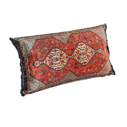 Hello Honey® 24" x 14" Vintage Charm Velvet Lumbar Pillow